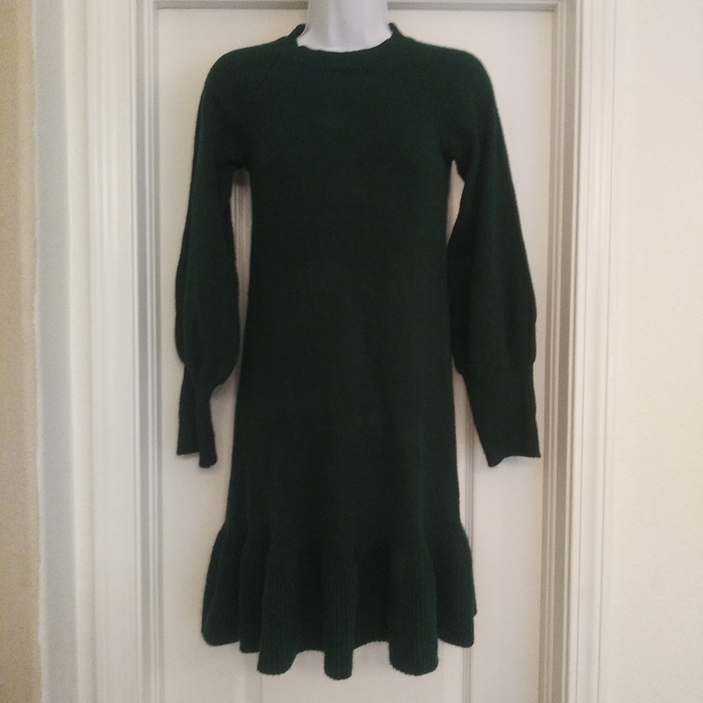 Eliza J Green Sweater Dress